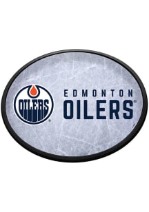 The Fan-Brand Edmonton Oilers Ice Rink Oval Slimline Lighted Sign