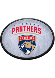 The Fan-Brand Florida Panthers Ice Rink Oval Slimline Lighted Sign