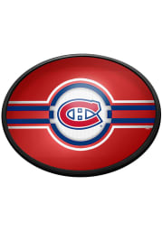 Montreal Canadiens Oval Slimline Lighted Sign