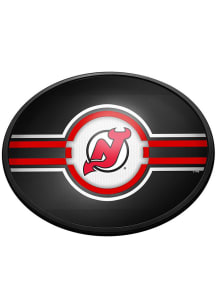 The Fan-Brand New Jersey Devils Oval Slimline Lighted Sign