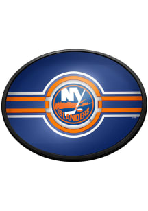 The Fan-Brand New York Islanders Oval Slimline Lighted Sign