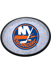 The Fan-Brand New York Islanders Ice Rink Oval Slimline Lighted Sign