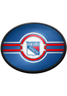The Fan-Brand New York Rangers Oval Slimline Lighted Sign