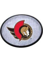 Ottawa Senators Ice Rink Oval Slimline Lighted Sign