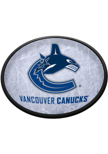 The Fan-Brand Vancouver Canucks Ice Rink Oval Slimline Lighted Sign