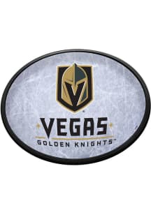 The Fan-Brand Vegas Golden Knights Ice Rink Oval Slimline Lighted Sign
