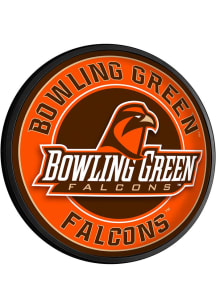 The Fan-Brand Bowling Green Falcons Round Slimline Lighted Wall Sign
