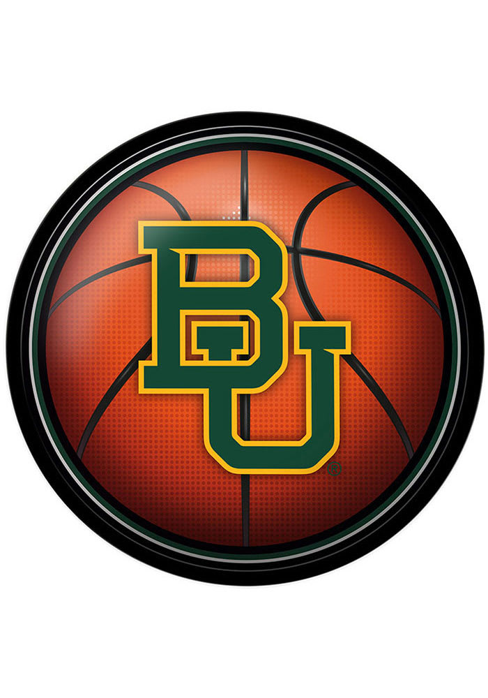 Baylor Bears Basketball Modern Disc Sign