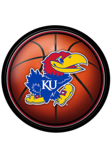 The Fan-Brand Kansas Jayhawks Basketball Modern Disc Sign