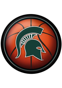 The Fan-Brand Michigan State Spartans Basketball Modern Disc Sign