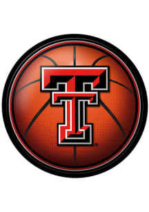 The Fan-Brand Texas Tech Red Raiders Basketball Modern Disc Sign