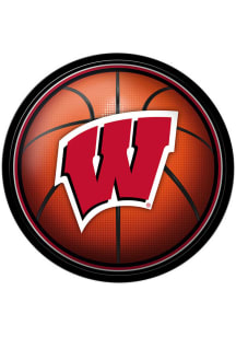The Fan-Brand Wisconsin Badgers Basketball Modern Disc Sign
