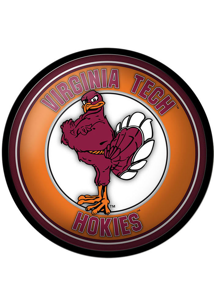 Virginia Tech Hokies Mascot Modern Disc Sign