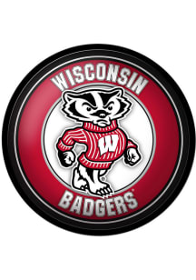 The Fan-Brand Wisconsin Badgers Mascot Modern Disc Sign