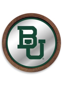 The Fan-Brand Baylor Bears Faux Barrel Top Mirrored Sign