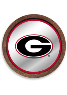 The Fan-Brand Georgia Bulldogs Faux Barrel Top Mirrored Sign