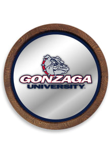 The Fan-Brand Gonzaga Bulldogs Faux Barrel Top Mirrored Sign