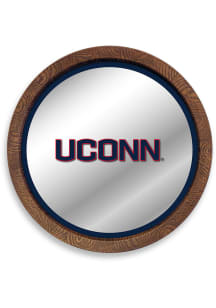 The Fan-Brand UConn Huskies Faux Barrel Top Mirrored Sign