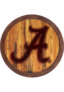 The Fan-Brand Alabama Crimson Tide Branded Faux Barrel Top Sign