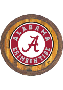The Fan-Brand Alabama Crimson Tide Seal Faux Barrel Top Sign
