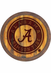 The Fan-Brand Alabama Crimson Tide Seal Branded Faux Barrel Top Sign