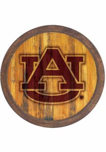The Fan-Brand Auburn Tigers Logo Branded Faux Barrel Top Sign