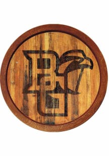 The Fan-Brand Bowling Green Falcons Branded Faux Barrel Top Sign