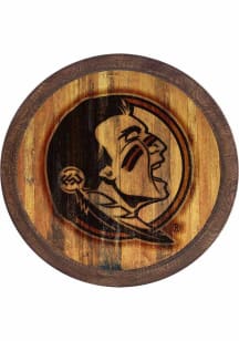 The Fan-Brand Florida State Seminoles Branded Faux Barrel Top Sign