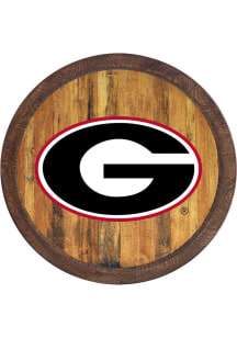 The Fan-Brand Georgia Bulldogs Faux Barrel Top Sign