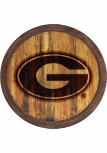 The Fan-Brand Georgia Bulldogs Branded Faux Barrel Top Sign