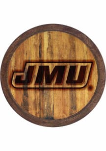 The Fan-Brand James Madison Dukes Branded Faux Barrel Top Sign
