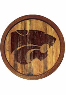 The Fan-Brand K-State Wildcats Branded Faux Barrel Top Sign