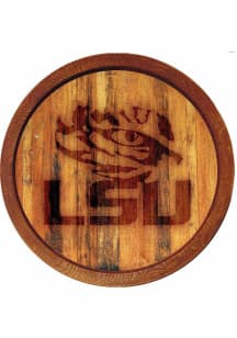 The Fan-Brand LSU Tigers Branded Faux Barrel Top Sign