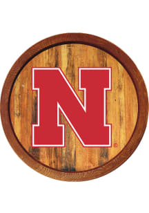The Fan-Brand Nebraska Cornhuskers Faux Barrel Top Sign