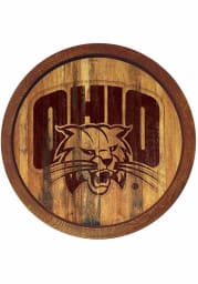 Ohio Bobcats Branded Faux Barrel Top Sign
