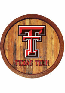 The Fan-Brand Texas Tech Red Raiders Faux Barrel Top Sign