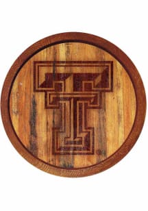 The Fan-Brand Texas Tech Red Raiders Branded Faux Barrel Top Sign