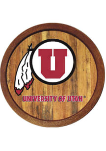 The Fan-Brand Utah Utes Faux Barrel Top Sign