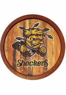 The Fan-Brand Wichita State Shockers Weathered Faux Barrel Top Sign