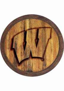 The Fan-Brand Wisconsin Badgers Branded Faux Barrel Top Sign