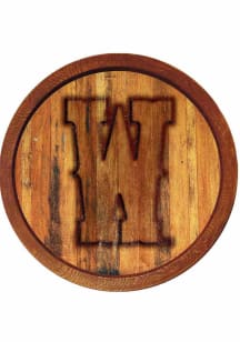 The Fan-Brand Wyoming Cowboys Branded Faux Barrel Top Sign