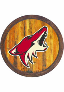 The Fan-Brand Arizona Coyotes Faux Barrel Top Sign
