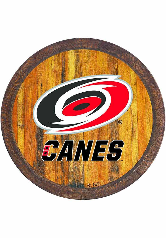 Carolina Hurricanes Faux Barrel Top Sign
