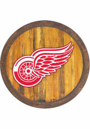 Detroit Red Wings Faux Barrel Top Sign