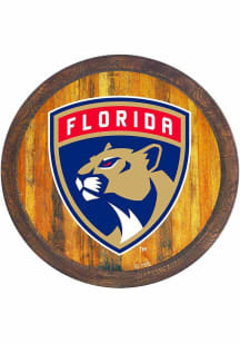 The Fan-Brand Florida Panthers Faux Barrel Top Sign
