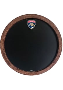 The Fan-Brand Florida Panthers Chalkboard Faux Barrel Top Sign