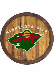 Minnesota Wild Faux Barrel Top Sign