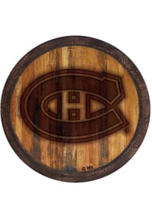 The Fan-Brand Montreal Canadiens Branded Faux Barrel Top Sign