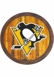 Pittsburgh Penguins Faux Barrel Top Sign