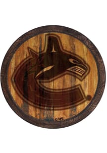 The Fan-Brand Vancouver Canucks Branded Faux Barrel Top Sign